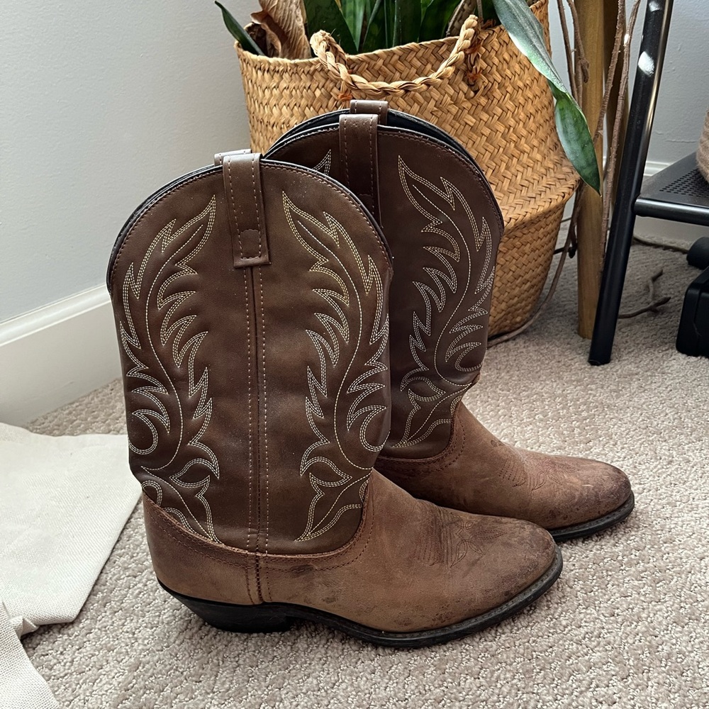 Laredo Brown Cowboy Boots